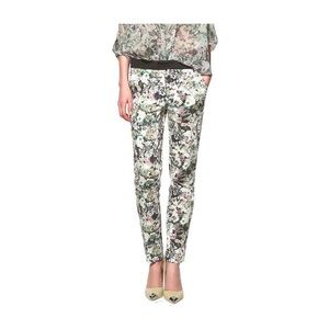 ZARA Woman Floral Print Crop Pant